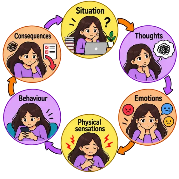 CBT counseling for anxiety